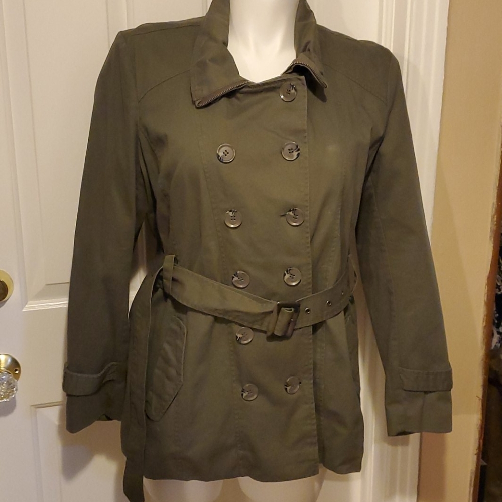 Kenneth Cole Green Coat Size XL - Picture 4 of 12